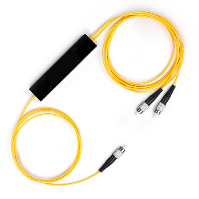 試供品のピグテールのタイプFTTH FC UPC 1x2 PLCの繊維光学のディバイダー