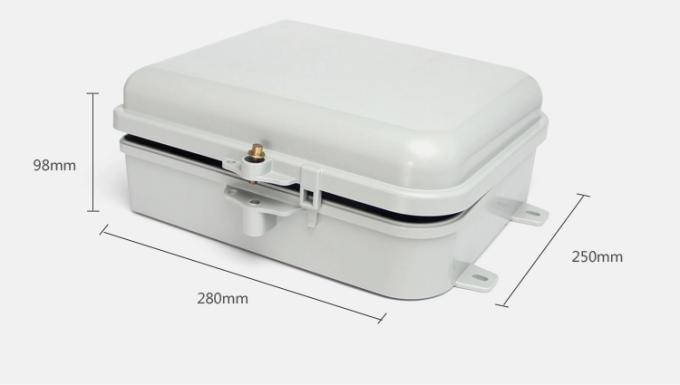 屋内屋外の防水ABS物質的な小型8つの12の16の24箱の中心の光ファイバーのケーブル配線箱