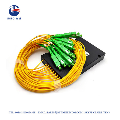 1*16 キャビネット SC-APC Plc 用光ファイバ スプリッタ
